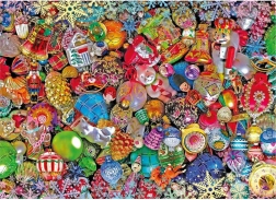 CLEMENTONI Puzzle Impossible : Noël scintillant, 1000 pièces