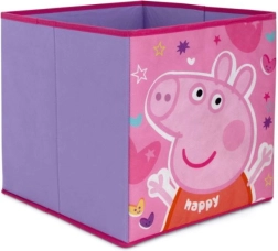 Boîte de rangement pour jouets Peppa Pig 31 × 31 × 31 cm