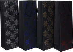 Sac cadeau pour bouteille Noël