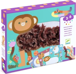 Kit créatif Djeco Wool & Velcro – amis poilus