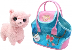 Lama en peluche avec sac à main pour enfants