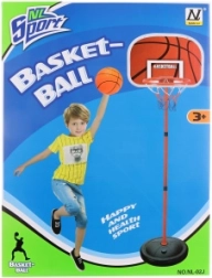 Panier de basket pour enfants 160 cm avec ballon et pompe