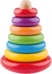 Pyramide à empiler colorée