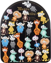 Animaux aux gros yeux - aimant - 1 pc