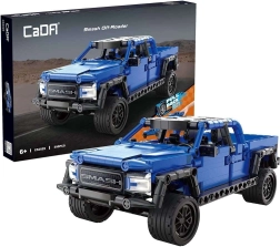 CaDA véhicule tout-terrain bleu Smash Off-Roader à rétrofriction