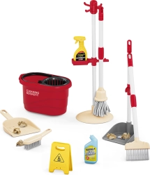 Set de nettoyage pour enfants avec seau et balai-serpillière