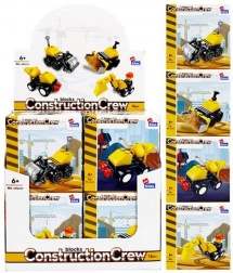 Jeu de construction engins de chantier – 4 variantes