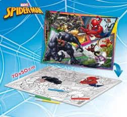 Spider-man Puzzle MAXI-FLOOR recto-verso 70x50 cm 150 pièces