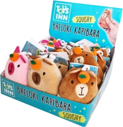Porte-clés en peluche capybara avec ventre squishy TOYS INN