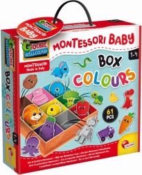 Boîte d’encastrement colorée MONTESSORI pour tout-petits – 61 pièces