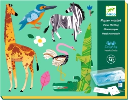 kit créatif de marbrage DJECO – animaux