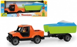 Lena Truckies pickup avec remorque et bateau