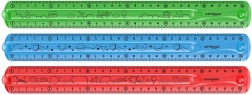 Règle flexible KEYROAD Flexi 30 cm, transparente
