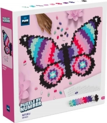 Plus-Plus Puzzle par chiffres - Papillon 800 pièces