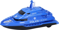 Bateau avec effets sur le volant bleu