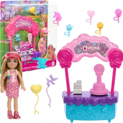 Barbie Chelsea blonde – stand de sucettes set de jeu