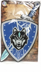 Épée et bouclier en mousse renard pour enfants