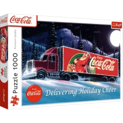 Puzzle 1000 pièces XMAS COCA-COLA Camion de Noël