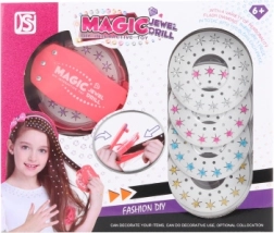 Kit de perles pour cheveux avec applicateur