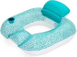 Fauteuil gonflable pour l’eau bleu Bestway 102 × 94 cm