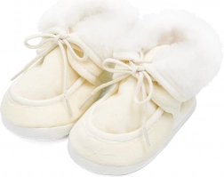Chaussons d’hiver pour bébé NEW BABY beige 0–3 mois