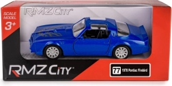 Modèle en métal RMZ City PONTIAC Firebird 1978 1:32 bleu