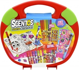 Valisette créative parfumée Scentos pour enfants