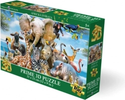 Puzzle 3D Sourire africain 63 pièces