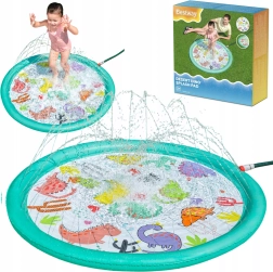 Tapis de jeu aquatique gonflable avec fontaine 122 cm dinosaures BESTWAY