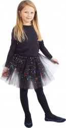 Jupe tutu lumineuse pour petites filles – noire