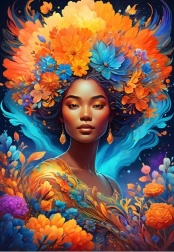 Puzzle puissance des fleurs 1000 pièces