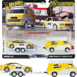 Hot Wheels Premium Team Transport Rally Hauler et BMW M3 E46 1:64