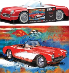 Puzzle en boîte métallique Corvette 550 pièces