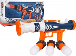 Grand lanceur en mousse avec projectiles souples