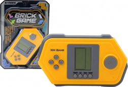 console de poche électronique Tetris Brick Game – gris‑jaune