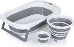 Baignoire pliante avec accessoires Grey de Chipolino