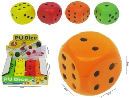 Dé 6 × 6 cm souple pour jeux