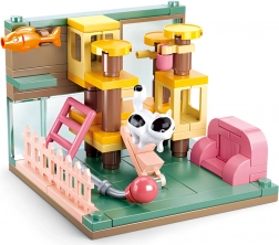 Sluban Mini Kit de construction Coin pour chats