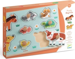 DJECO puzzle d’encastrement animaux de la ferme