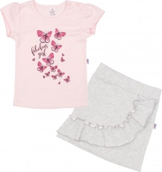 T-shirt bébé avec jupe New Baby Butterflies 80 (9–12 mois)