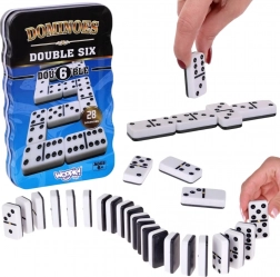 Woopie domino classique – 28 pièces dans une boîte métallique