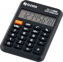 Calculatrice de poche ELEVEN noire