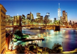 Puzzle Lumières au-dessus du pont de Brooklyn 6000 pièces