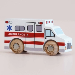 Le Toy Van ambulance en bois Lance