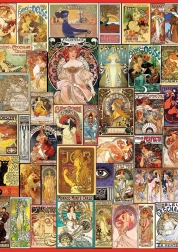 ART PUZZLE affiche art nouveau – puzzle 1500 pièces