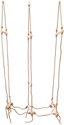 Pont suspendu à cordes pour enfants