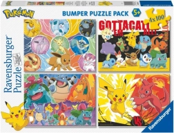 Puzzle Pokémon 4x100 pièces