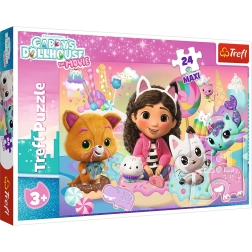 Puzzle 24 maxi – monde des chats de GABBY TREFL