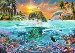 Puzzle Ravensburger Île sous-marine 1000 pièces