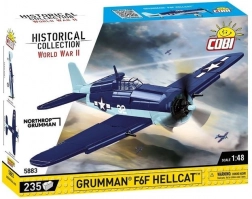 Kit de construction avion GRUMMAN F6F HELLCAT 1:48 (235 pièces)